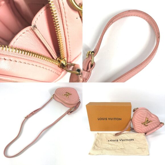 LOUIS VUITTON M53769 New Wave Heart LV logo 2WAY Clutch Pochette Shoulder Bag - Picture 15 of 15